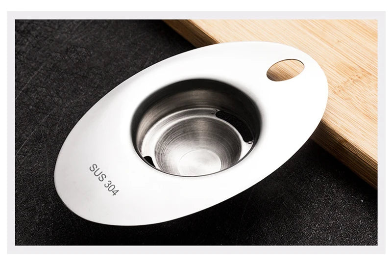 Stainless Steel Egg White Separator Tools Eggs Yolk Filter Gadgets Kitchen Accessories Separating Funnel Spoon Egg Divider Tool