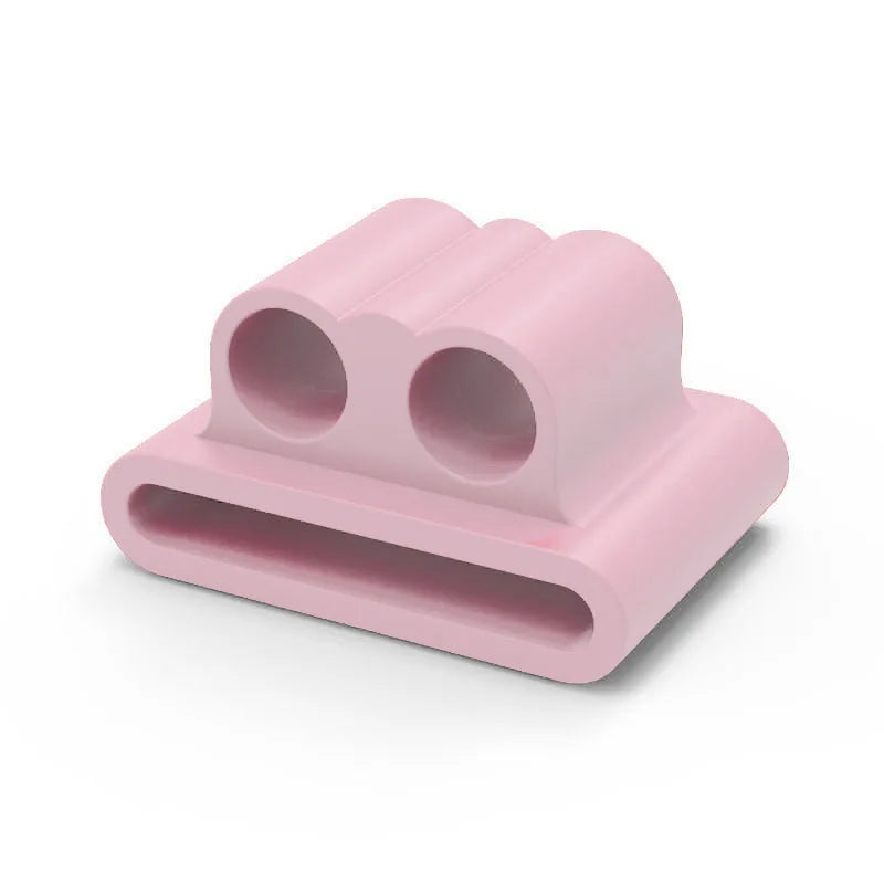 Silicone Holder Clip for AirPods Apple wireless earphone socket stand case compatible with Apple watch sport hook clip Anti-lost