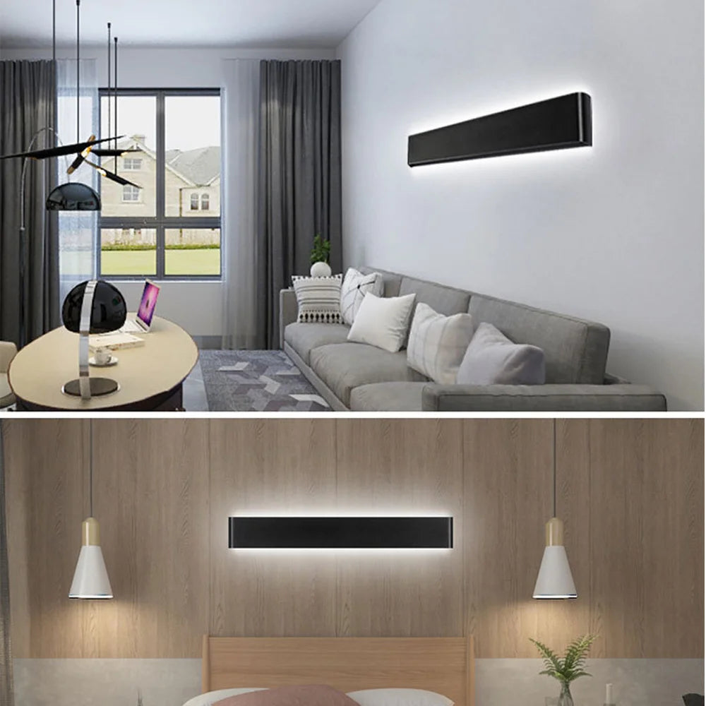 Led Wall Light Indoor 6W 12W 18W 24W Aluminum Modern Wall Lamp Led Light for Bedroom Aisle Living Room Mirror Light AC 85-265V