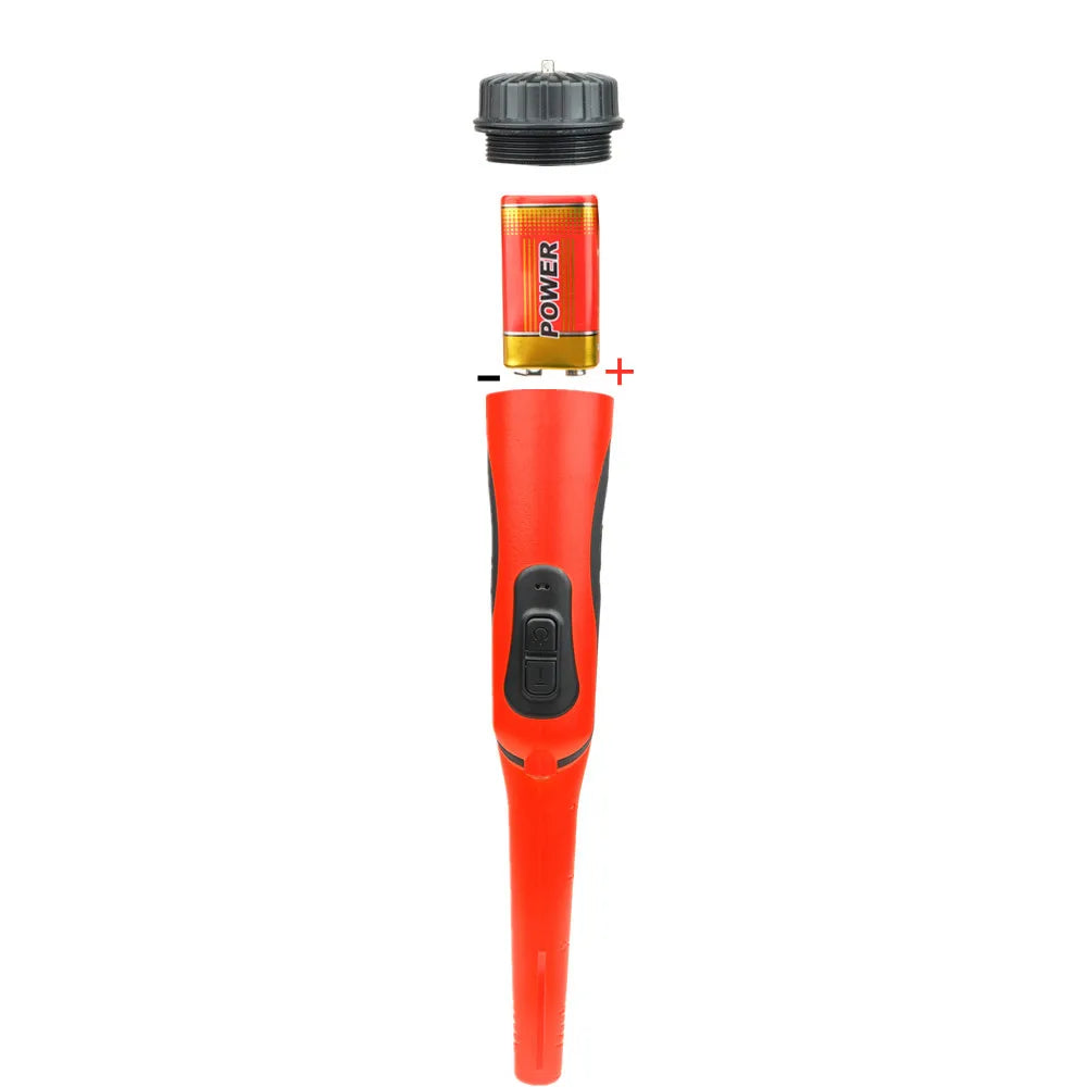 Fully Body Waterproof Handheld Metal Detector Underwater Pin Pointer Three Mode With Portable LED Light Black Orange Red RZX-520