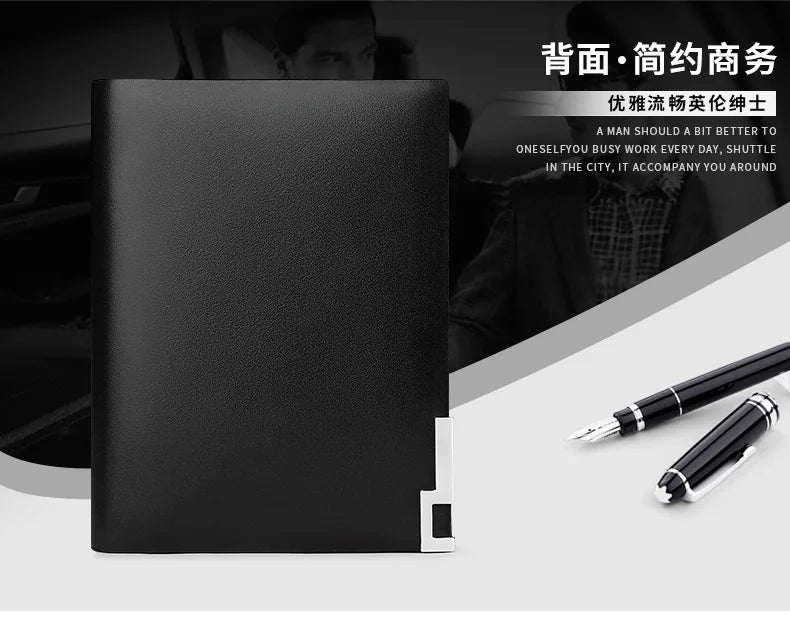 Leather driver's license wallet high grade men's card holder multi function large capacity Coin Wallet Card Cover