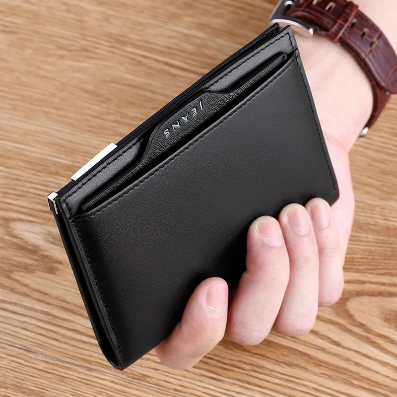 Leather driver's license wallet high grade men's card holder multi function large capacity Coin Wallet Card Cover