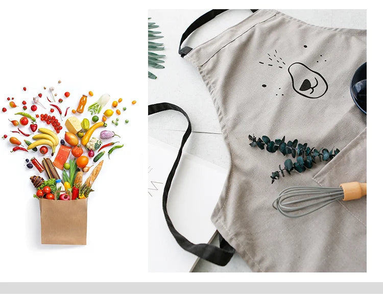 Cartoon Bear Kids Adult Aprons Woman kitchen apron BBQ Bib Baking Parent Child Painting Interest class Apron Home Cleaning Tools