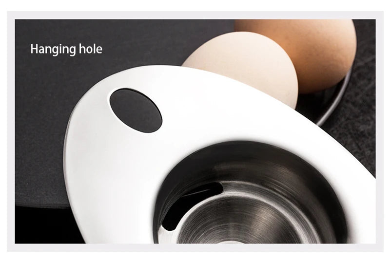 Stainless Steel Egg White Separator Tools Eggs Yolk Filter Gadgets Kitchen Accessories Separating Funnel Spoon Egg Divider Tool