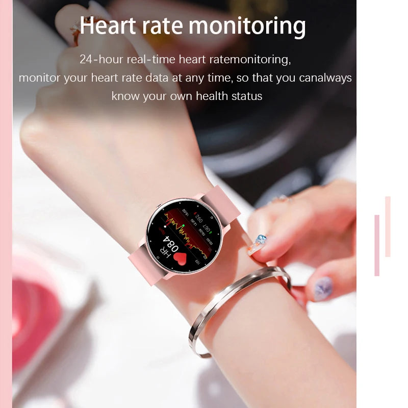 LIGE 2026 New Smart Watch Women Full Touch Screen Sport Fitness Watches IP67 Waterproof Bluetooth For Android ios smartwatch Men
