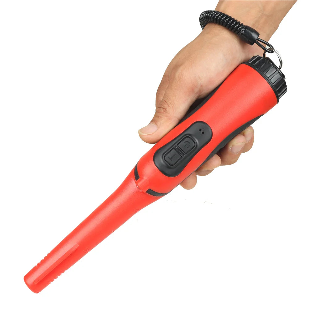 Fully Body Waterproof Handheld Metal Detector Underwater Pin Pointer Three Mode With Portable LED Light Black Orange Red RZX-520