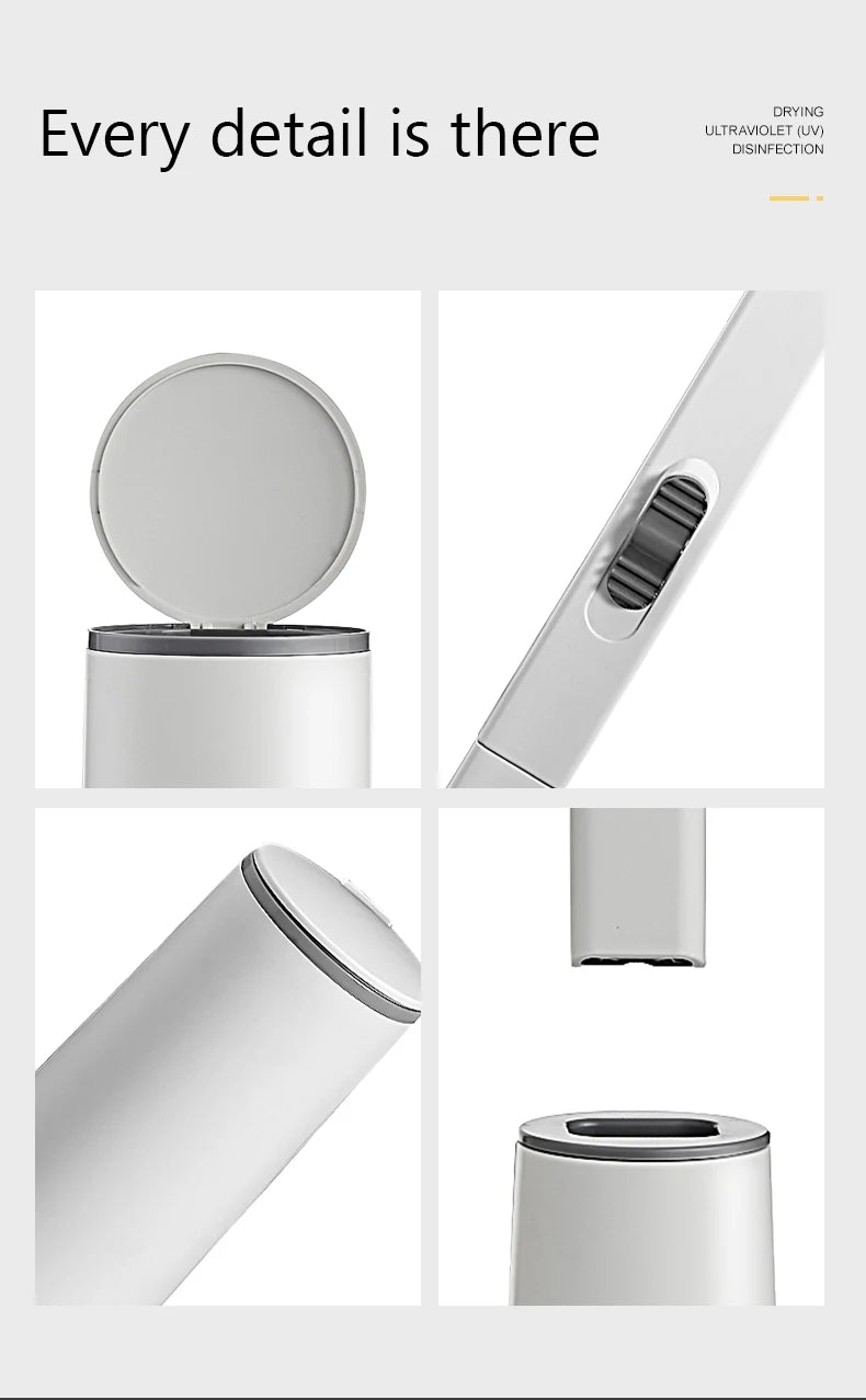 XiaoGui Disposable Toilet Brush Set Bathroom Accessories Brush No Closed-End Houseware Disposable Replacement