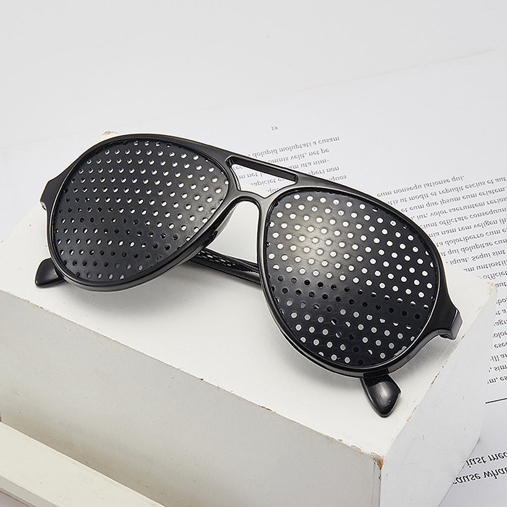 Anti-myopia Astigmatism Glasses Vision Correction Fatigue Pin Hole Glasses With Holes For Men Women Eyesight Improvement Eyewear