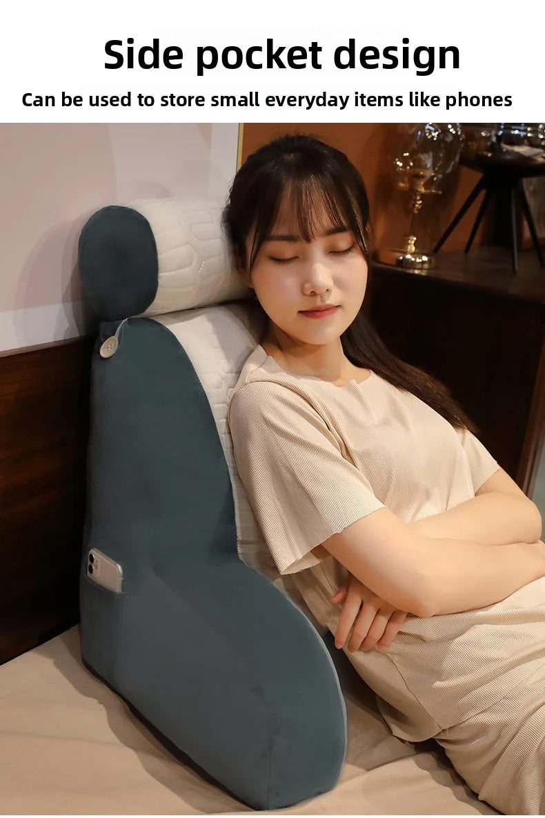 Summer Ice Shreds Pillow Panda Increase in Height Lumbar Support Detachable Washable Cushion Student Dormitories Bed Backrest