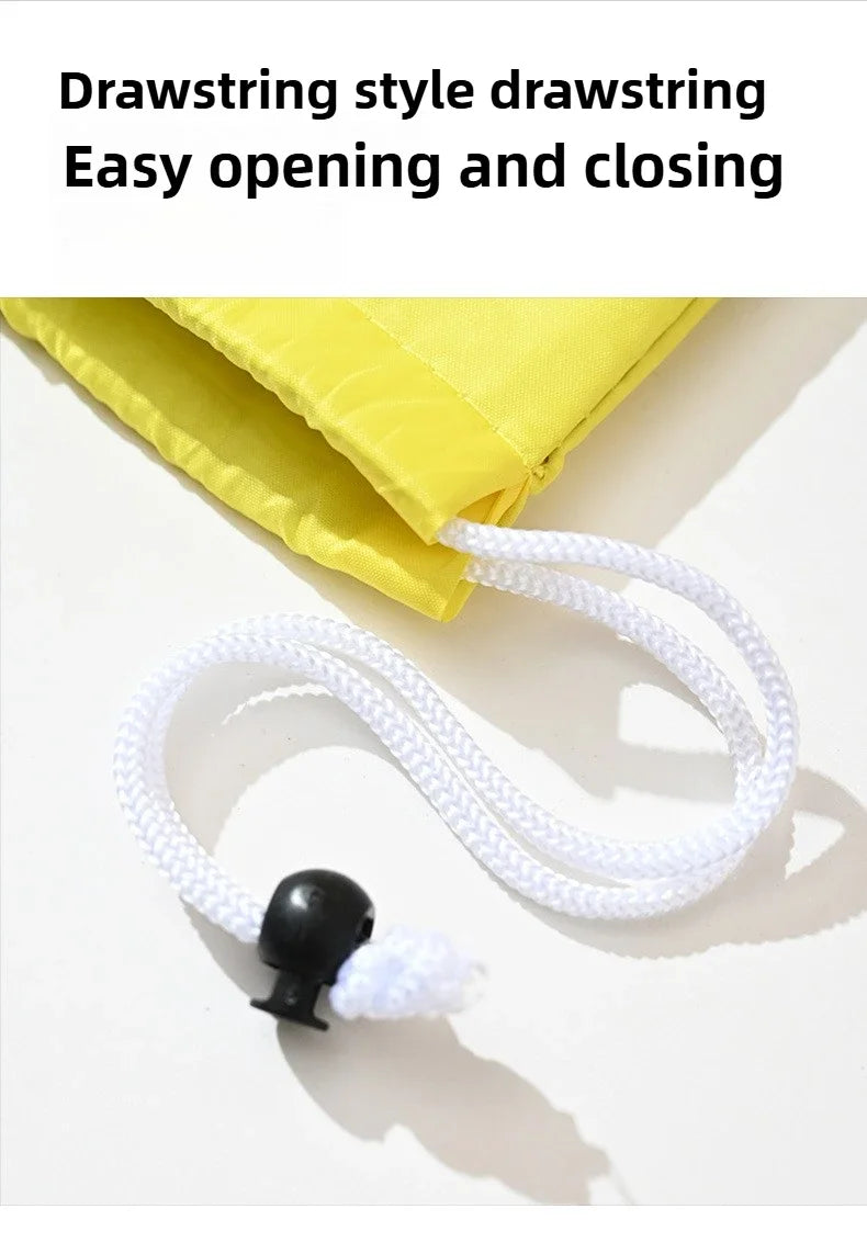 ‌"Insulated Fresh-Keeper Bag - Reusable Storage Organizer for Bananas, Lettuce & Vegetables (Drawstring Closure)"