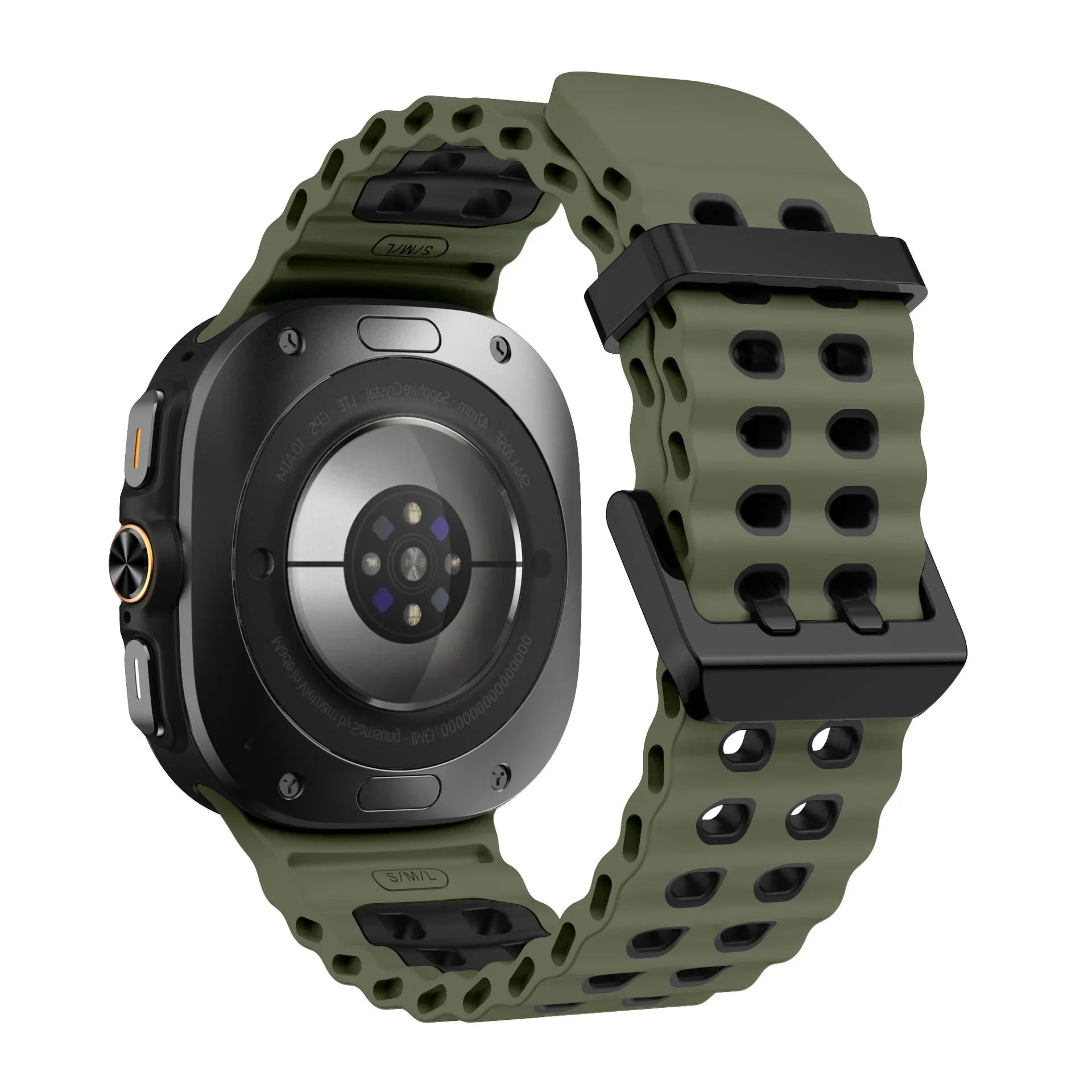 Ocean Silicone Strap for Samsung Galaxy Watch Ultra 47mm Sports Breathable Bracelet Wristband For Galaxy Watch Ultra 47mm Correa