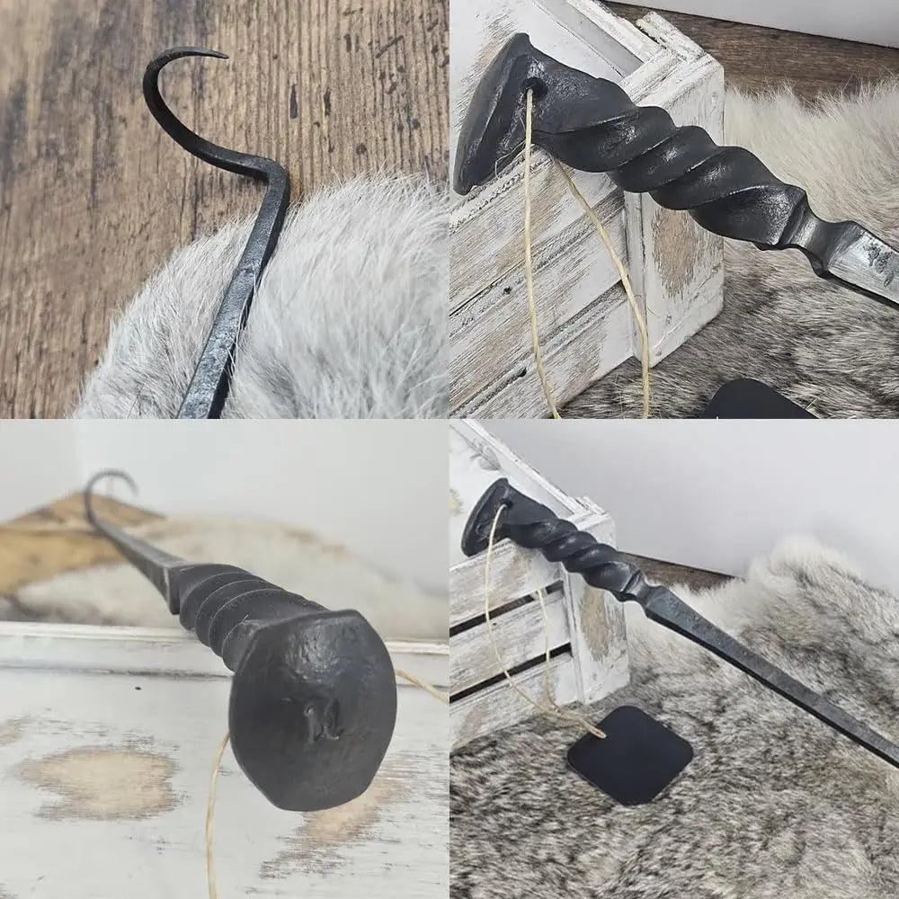 New Stainless Steel BBQ Food Flipper Grill Accessories Cooking Meat Hook Flipper Grilling Outdoor Camping Cooking Grill Tool