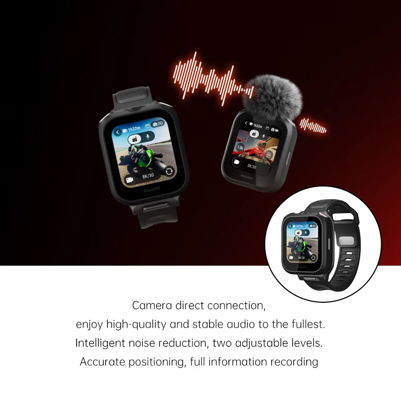 Insta360 X5 GPS Preview Remote With Built-in Mic All-in-one Watch Control For Ace Pro 2 Original Accessories