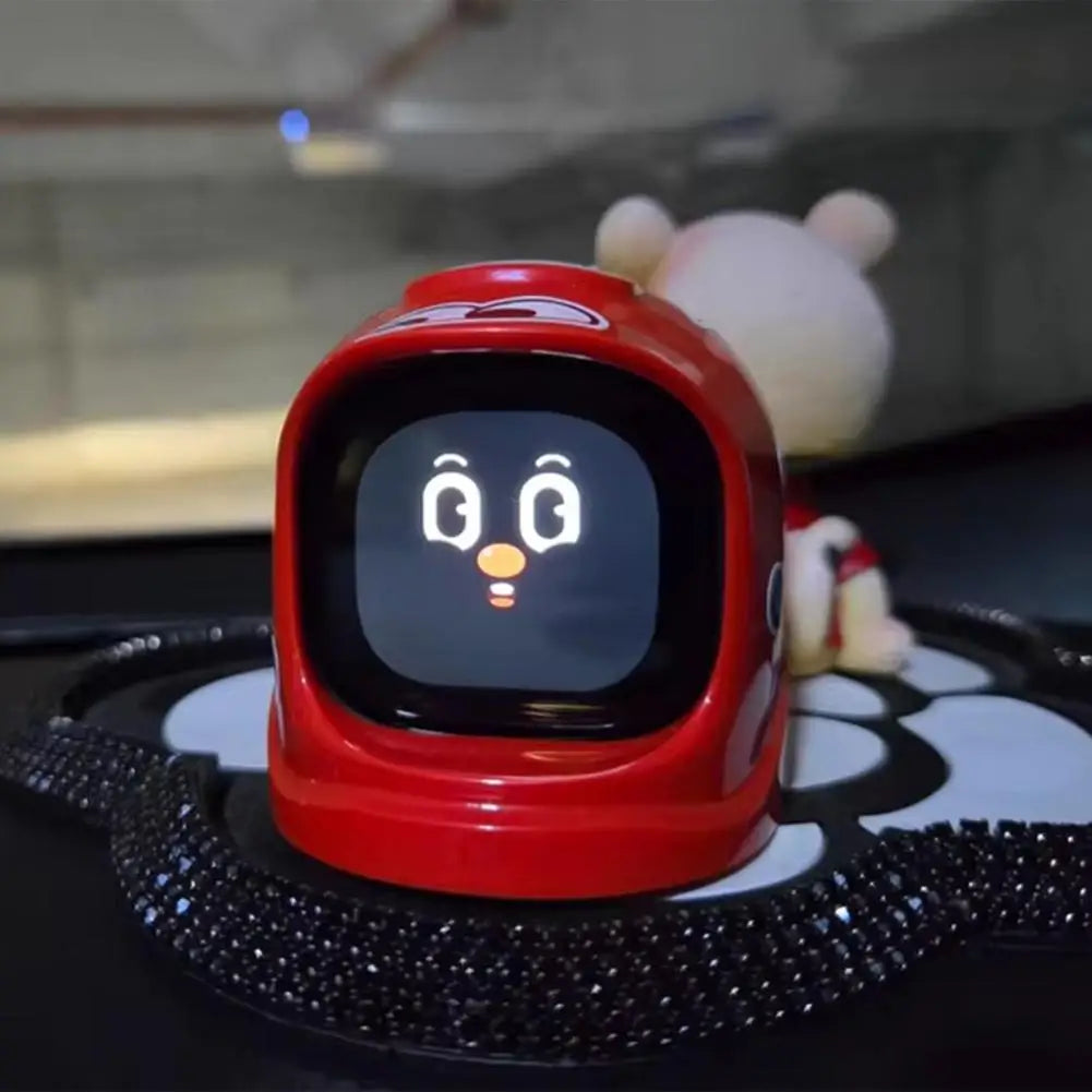 NEW Mangogo Intelligent Car Mounted Electronic Pet Ornaments With Facia Expressions Trendy Vehicle Companion Decorations Fo N1R7