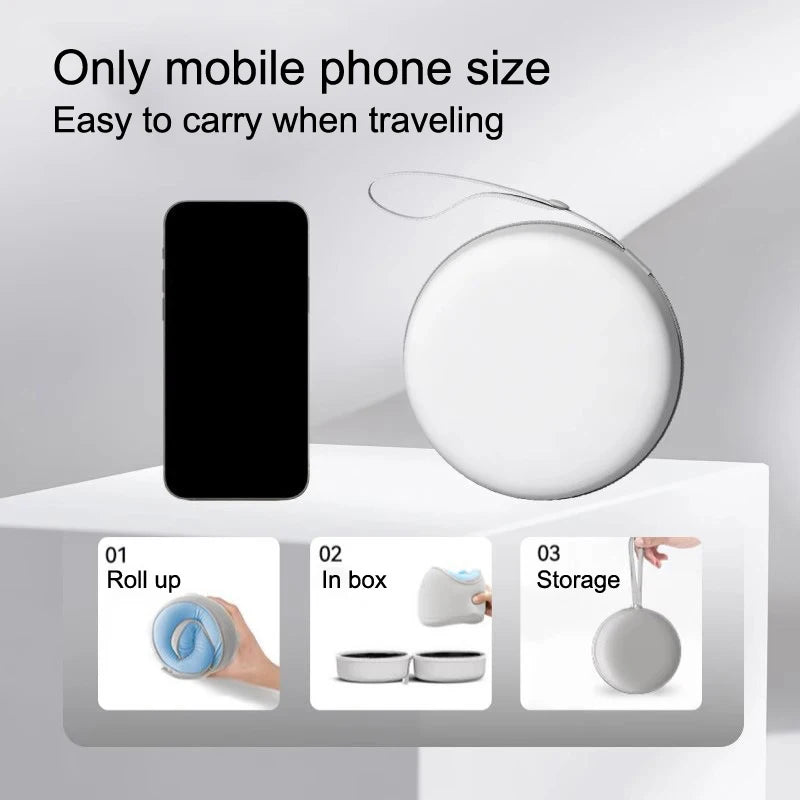1Pc/Set Travel Memory Cotton U-shaped Pillow - Soft Washable Portable Neck Support for Airplane Spine Care & Travel Rest