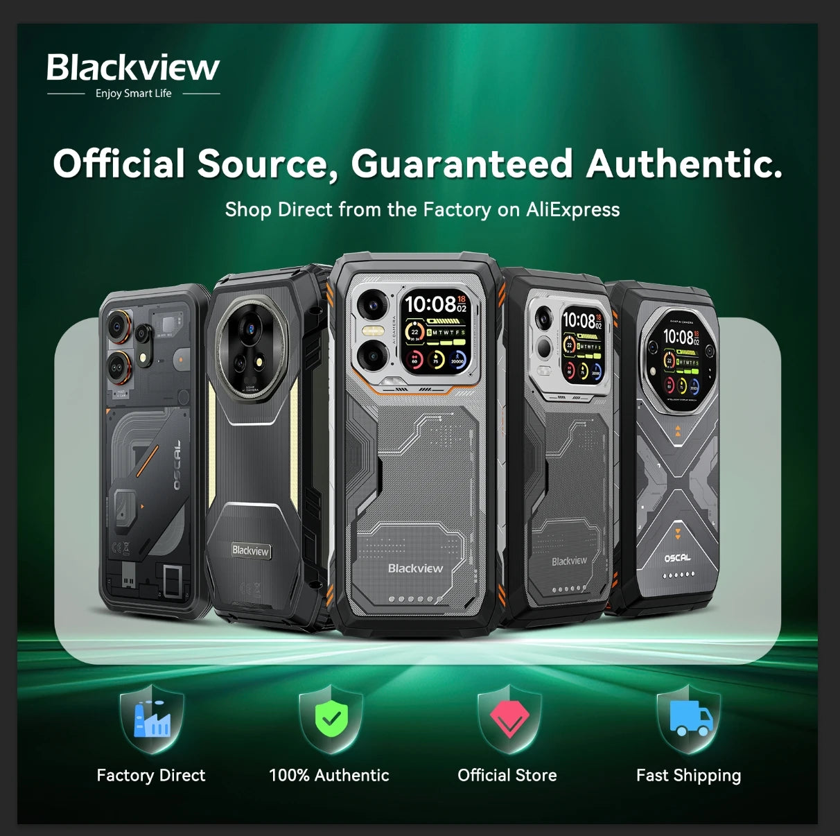 OSCAL PILOT 5 Rugged Phone 5G Smartphone Android 15 8GB+256GB UNISOC T8100 6.67" 2.4K Display 8MP+13MP15000Amh Phones 120Hz