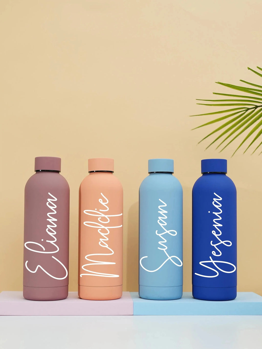 Customized Stainless Steel Water Bottle with Lid Insulated Thermos for Wedding Gift Personalized Engraved Back to School Thermal