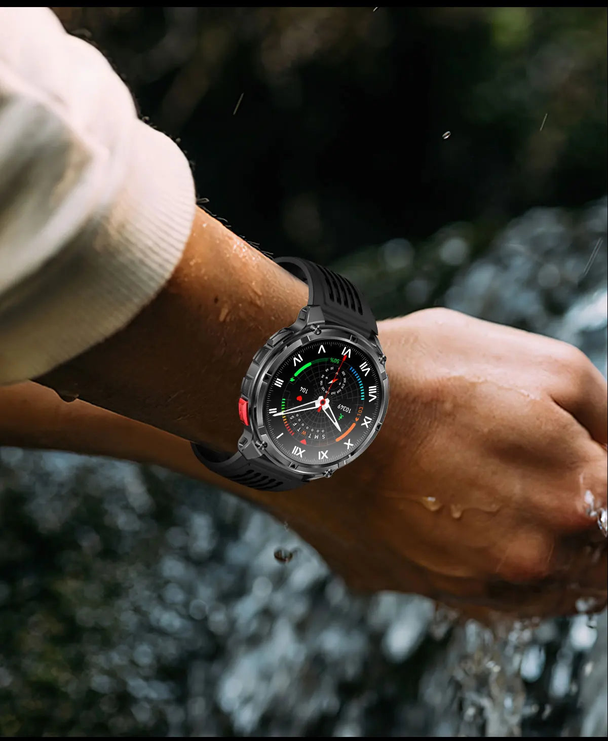2026 New T-Rex 3 Pro Smart Watch 1100mAh Long Battery Dual-Band GPS 10ATM Waterproof Military Grade Sports Outdoor Smartwatches