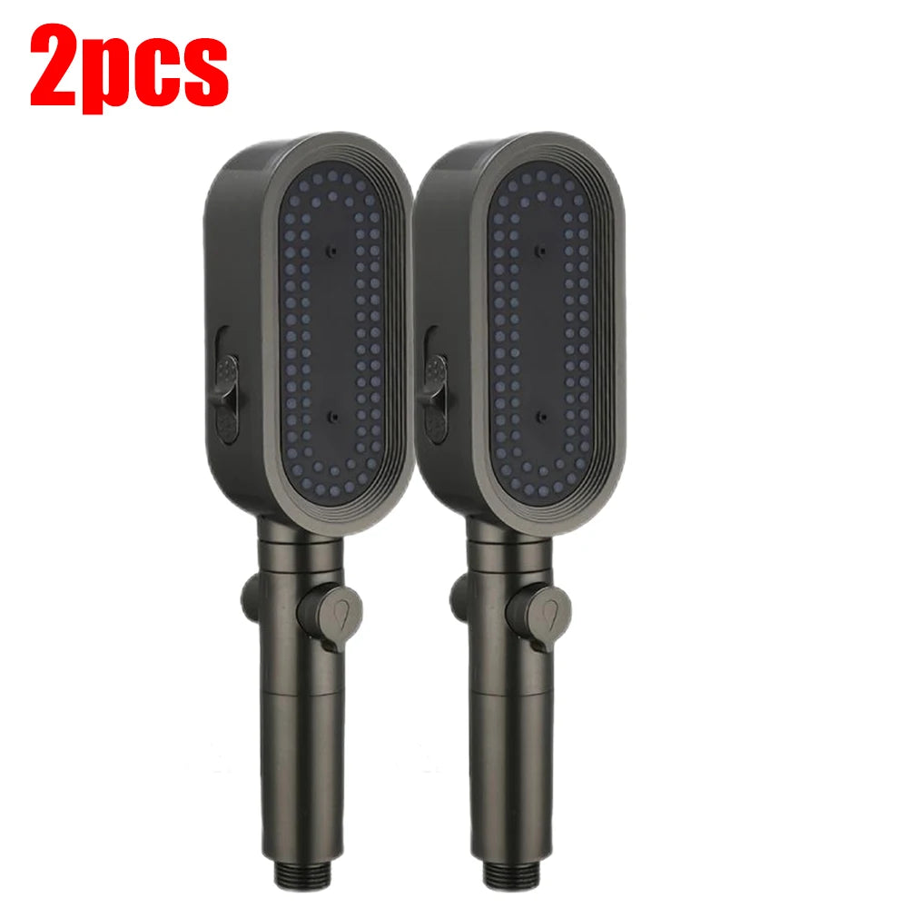 3 Modes Powerful Shower Head Anti-clogging and Easy To Clean Anti Anti-limescale Shower Head Handheld Flexible Bath  Shower Head