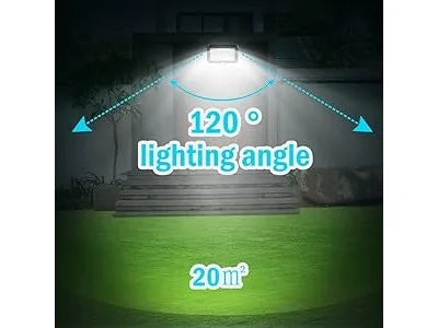 56LED Solar Light Outside with Motion Detector,IP65 Waterproof,120°Lighting Angle, Solar Wall Light for Garden with 16.5ft Cable
