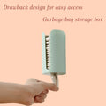 1pc Contemporary Wall-Mounted Plastic Bag Dispenser, Kitchen Garbage Bag Storage Basket, Convenient Pull-Out Organizer for Trash