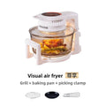 Visual Air Fryer New Household 17L Large Capacity Multi-Functional Glass Electric Fryer French Fries Machine
