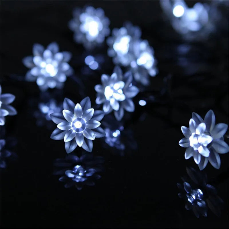 Led Solar Lamp Solar Garden Light Xmas Outdoor Decoration Lights Garden Butterfly Rose Decorative Light Outdoor Garland Lights