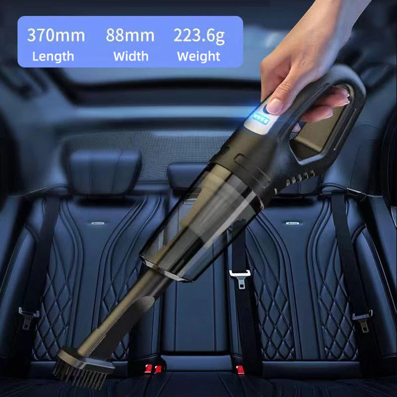 Wireless and corded dual-use, with extraordinary suction power.