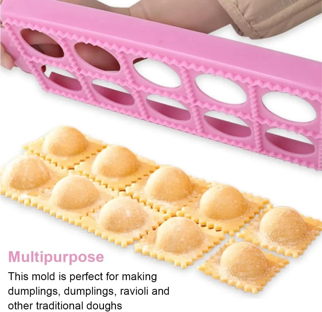Kitchen Tools 10 with Tortellini Molds Ravioli Cutter Aluminum Shape Dumplings Mould Dough Press DIY Tools for Making Pastry