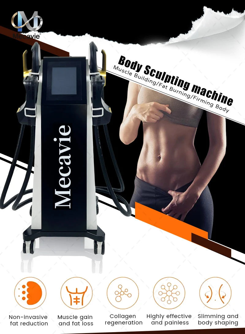 2026NEW MECAVIE 15 T 6500W Body Sculpt Weight Lose EMS body Muscle Stimulate body Slimming Sculpting Fat Reduction Machine