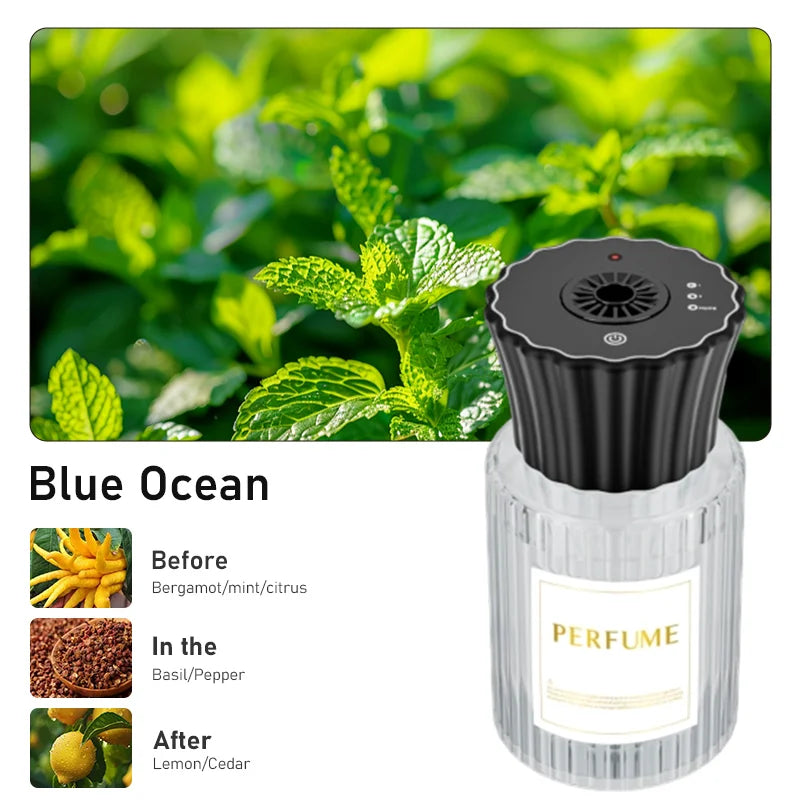 Smart Aromatherapy Diffuser AI Auto Sensing Timer Spray Quick Odor Removal Starry Night Light Long Lasting Fragrance Home Car