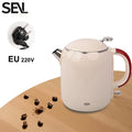 1.0L Anti-Scald Electric Kettle, Seamless Electric Kettle, 304 Stainless Steel Household Fast Boiling Kettle for Coffee Brewing