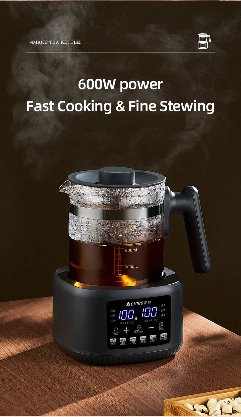 1.3L Steam Spray Tea Kettle Multifunctional Electric Kettle Baby Constant Temperature Milk Regulator 72h Thermostatic Kettle