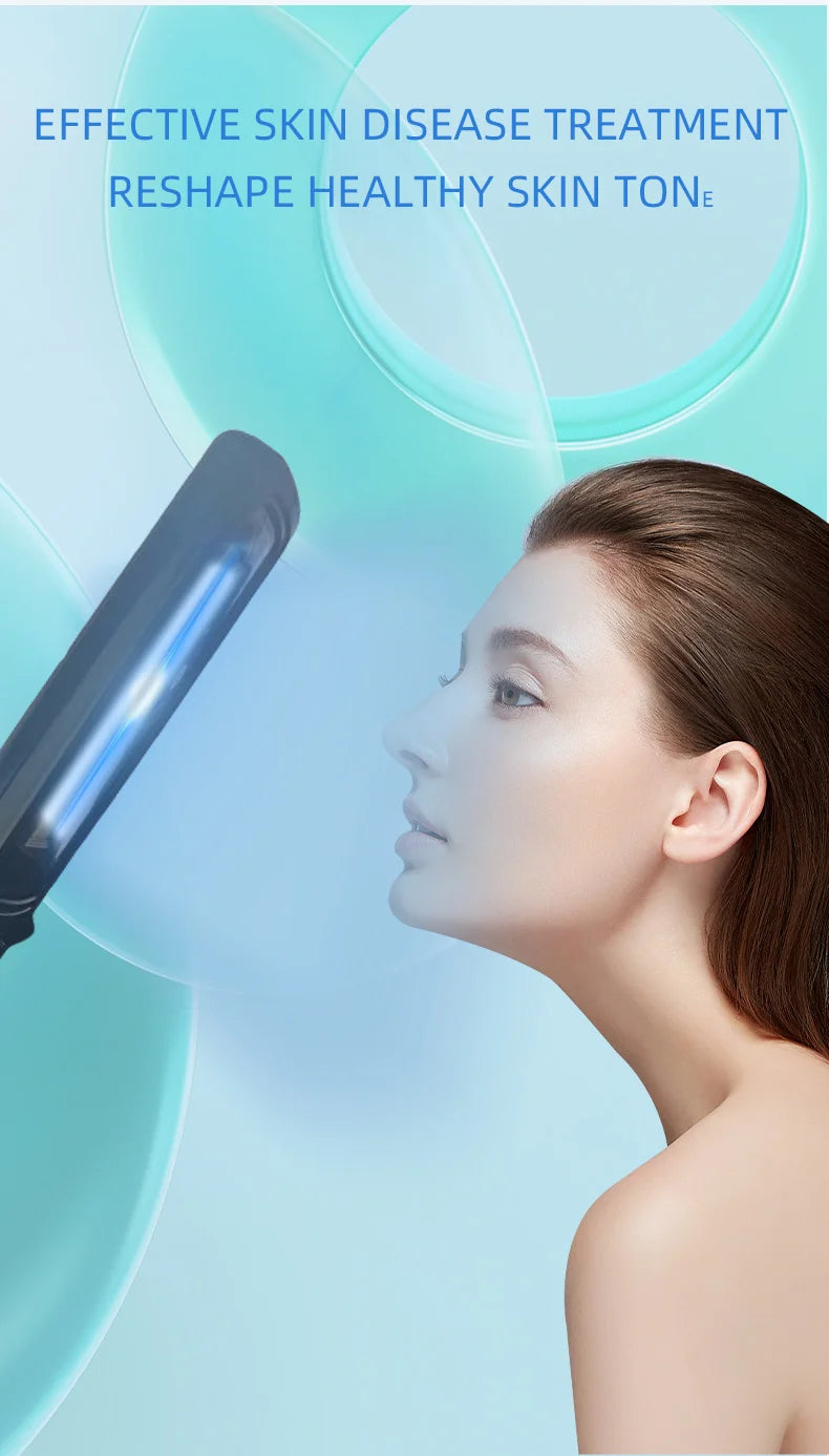 Home Use Psoriasis Equipment 308nm UV Lamps Phototherapy Medical Device UvbTreatment Light For Vitiligo