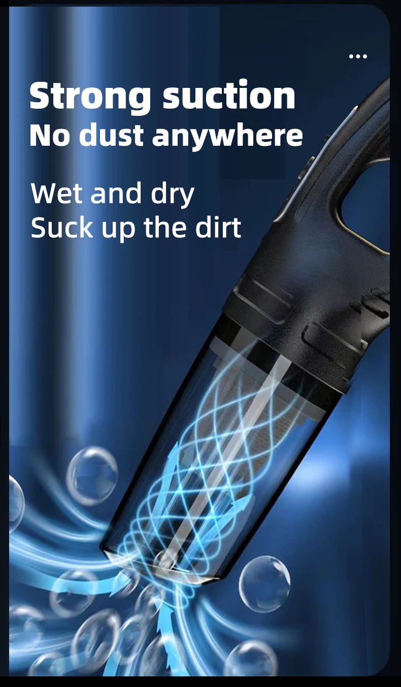 Wireless and corded dual-use, with extraordinary suction power.
