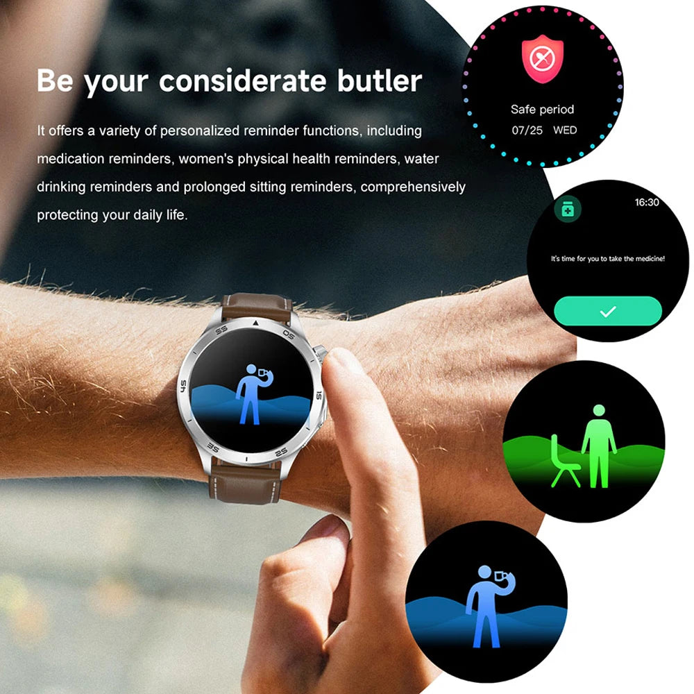 OPPO New X2 Bluetooth Call Smart Watch AMOLED HD Screen GPS Outdoor Sports Fitness Watch Health Monitoring Smartwatch Android