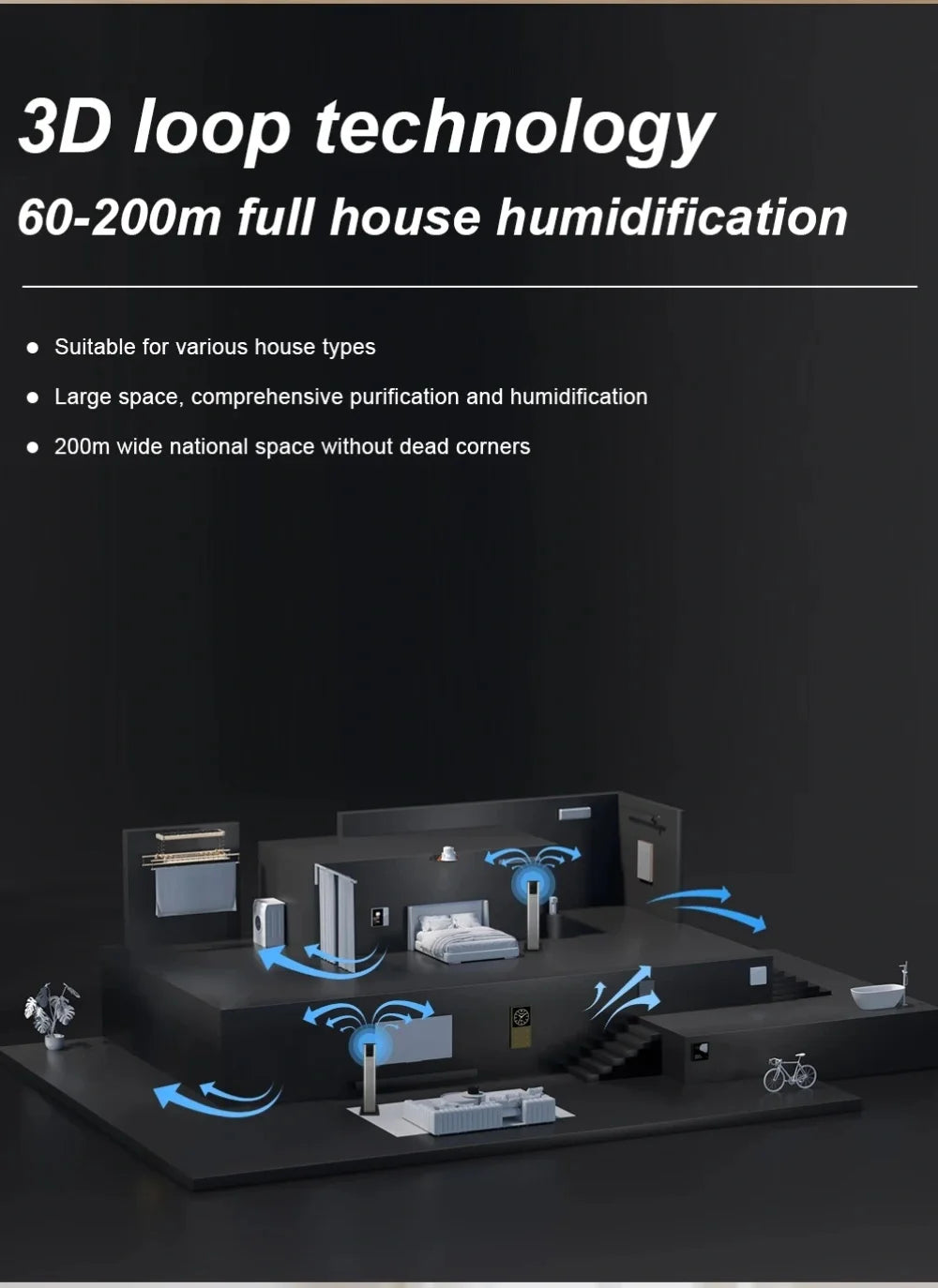 13L Hot Fog New Floor Air Humidifier Large-capacity Disinfection of Pregnant Women and Babies in Household Quiet Bedroom