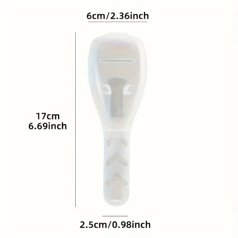 1Pc Transparent Razor Case, Shaver Storage Box, Safety Travel Portable Storage Box for Shaving Razor