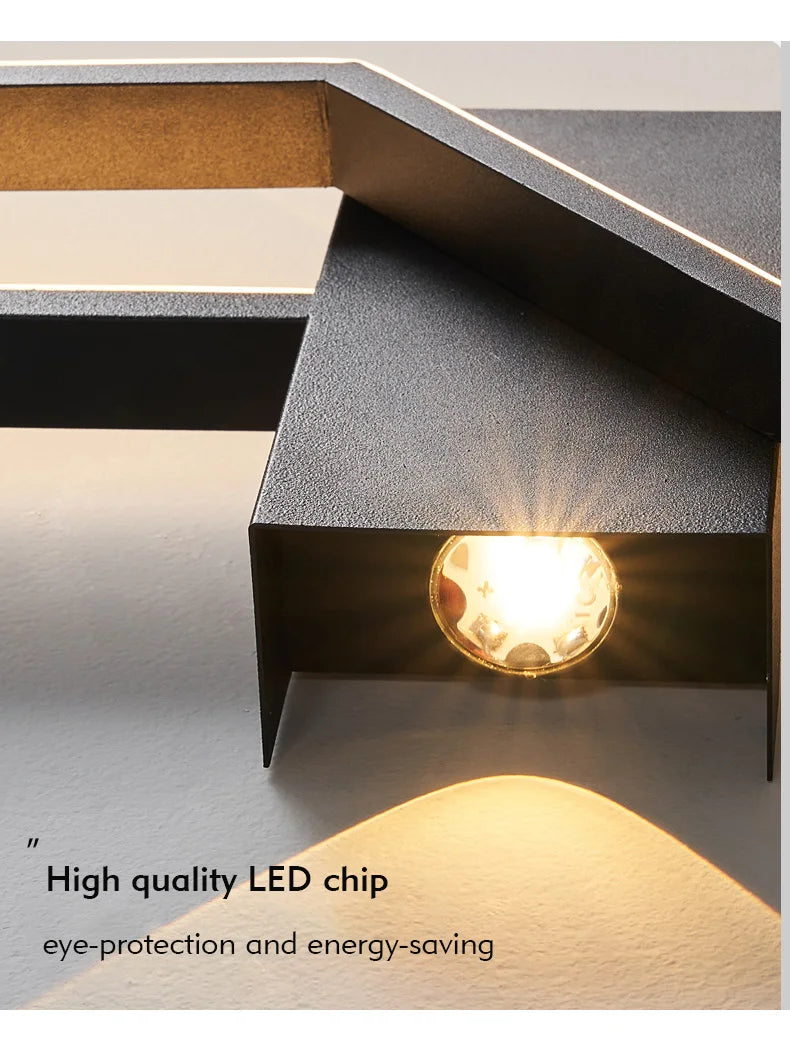 Wall Lamp Living Room TV Background Wall Lantern Minimalist Strip Lamp Bedroom Bedside Decoration Aisle Lamps Bracket Light