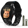 Pinteek G12 Dual-Band GPS Smartwatch: Military-Grade Compass, 3ATM Waterproof, 150+ Sport Modes Smart Watches for Men