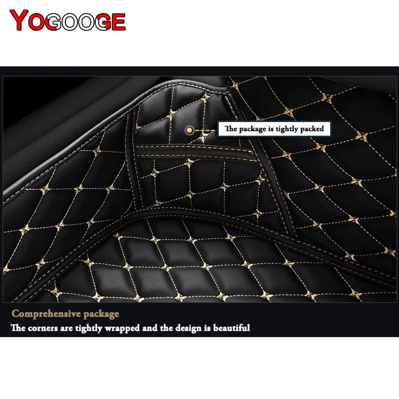 YOGOOGE Custom Car Floor Mats For Mercedes Benz C-CLASS Coupe C204 C205 A205 Auto Carpets Foot Coche Accessorie