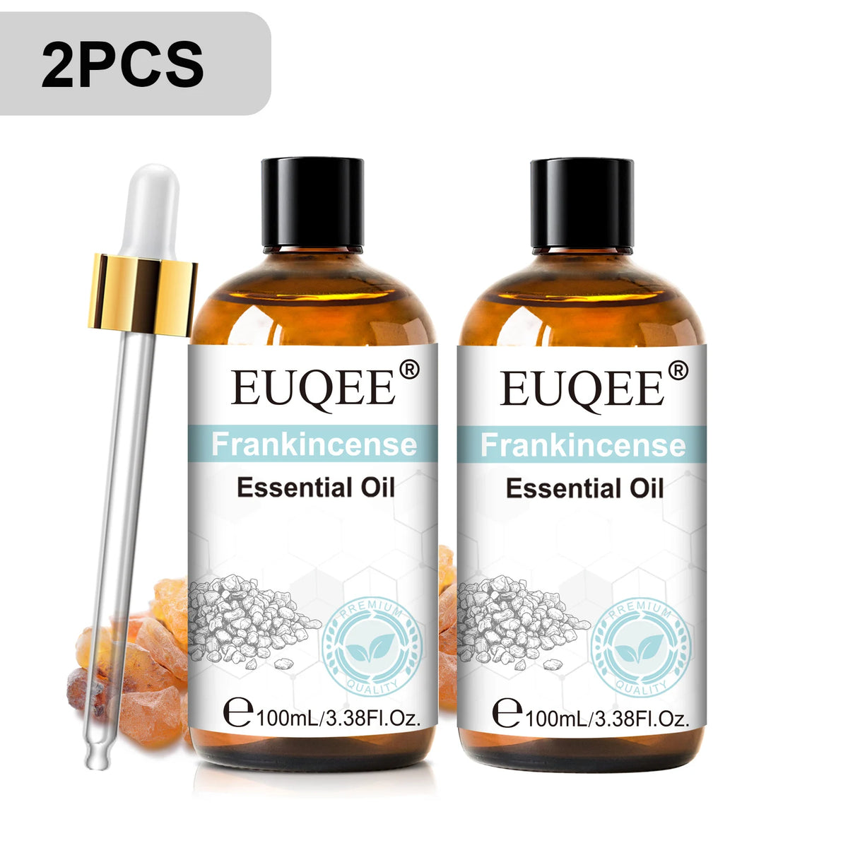 EUQEE 3.38FI.Oz. Aromatherapy Essential Oil For Reed Diffuser Humidifier-100ml Vanilla Lavender Cinnamon Lemon Essential Oils