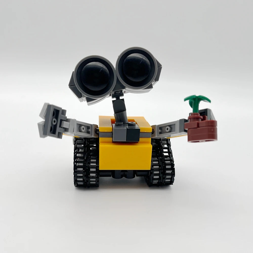 Classic Movie 200+pcs Mini Robot Wall-e MOC Building Blocks Model DIY Bricks Kits Creative Toys for Kids Children Adult Gifts