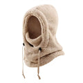 Integrated cold-proof hat and scarf, winter cold-proof ear-protecting and windproof face mask for boys and girls aged 3 to 10