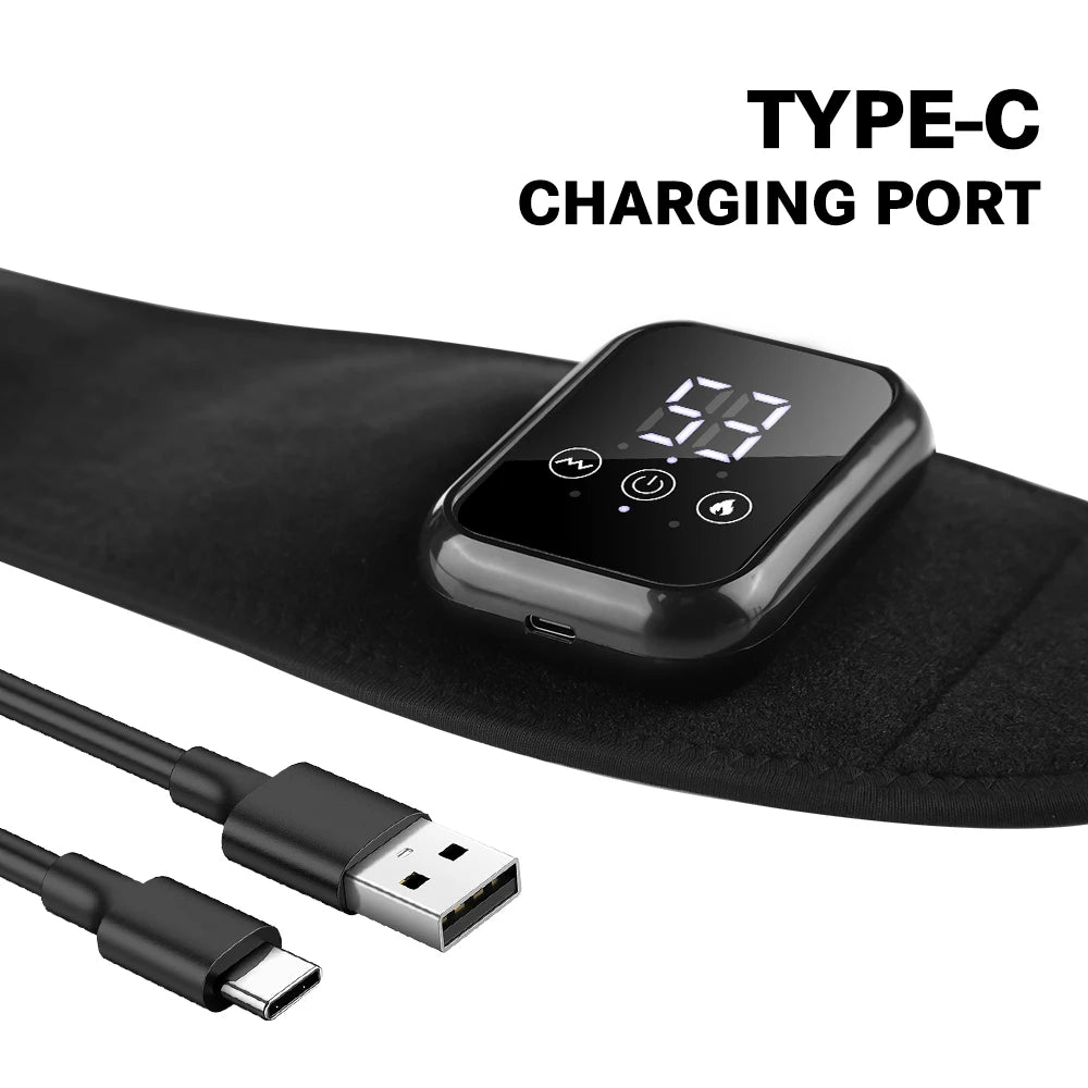 Cordless Heating Ankle Wrist Massager Electric Foot Hand Vibration Massager Warm Ankle Brace Joint Sprain Support Wristband