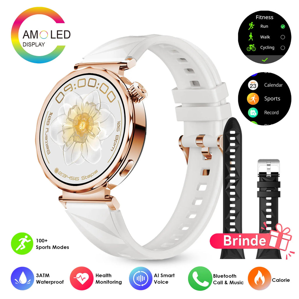 AURAIF ELLA 4: Women's Smart Watch with Multiple Sports Modes, Bluetooth Calls and Customizable Dials