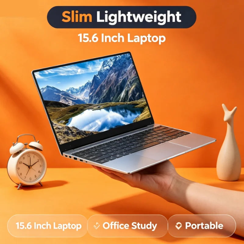 32GB DDR4 RAM 2TB SSD Tough 15.6 Inch Laptop Intel I9-9900 Windows11 Portable Office Notebook