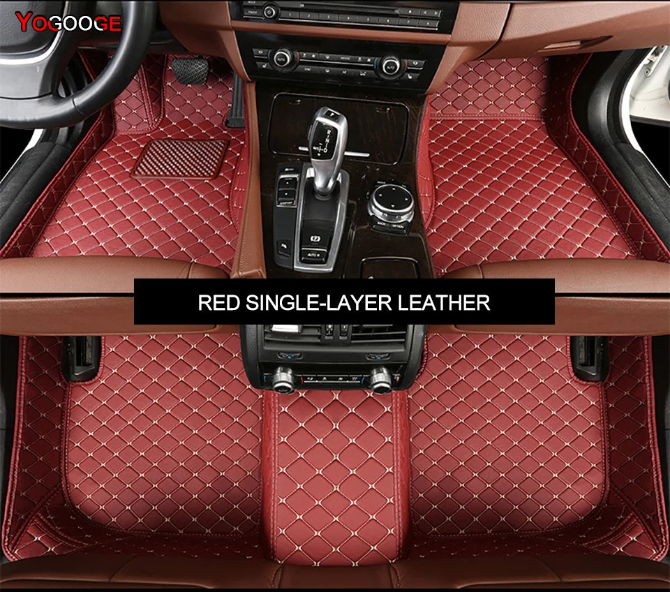 YOGOOGE Custom Car Floor Mats For Ford Explorer Auto Carpets Foot Coche Accessorie