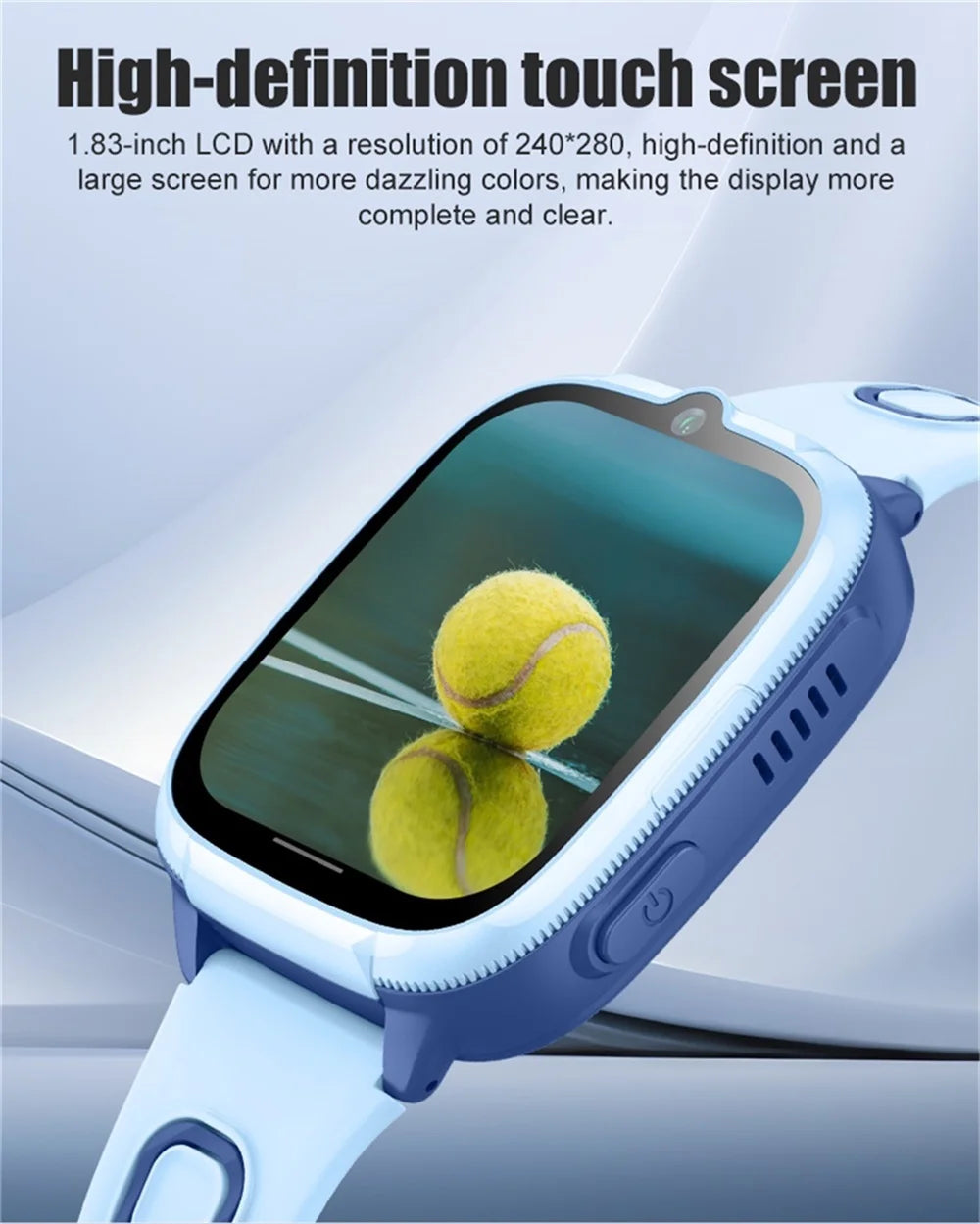 696 Kids Smartwatch 4G Network Video Call LBS WIFl Positioning Voice Calls Waterproof Children Smart Watch Calculator Student