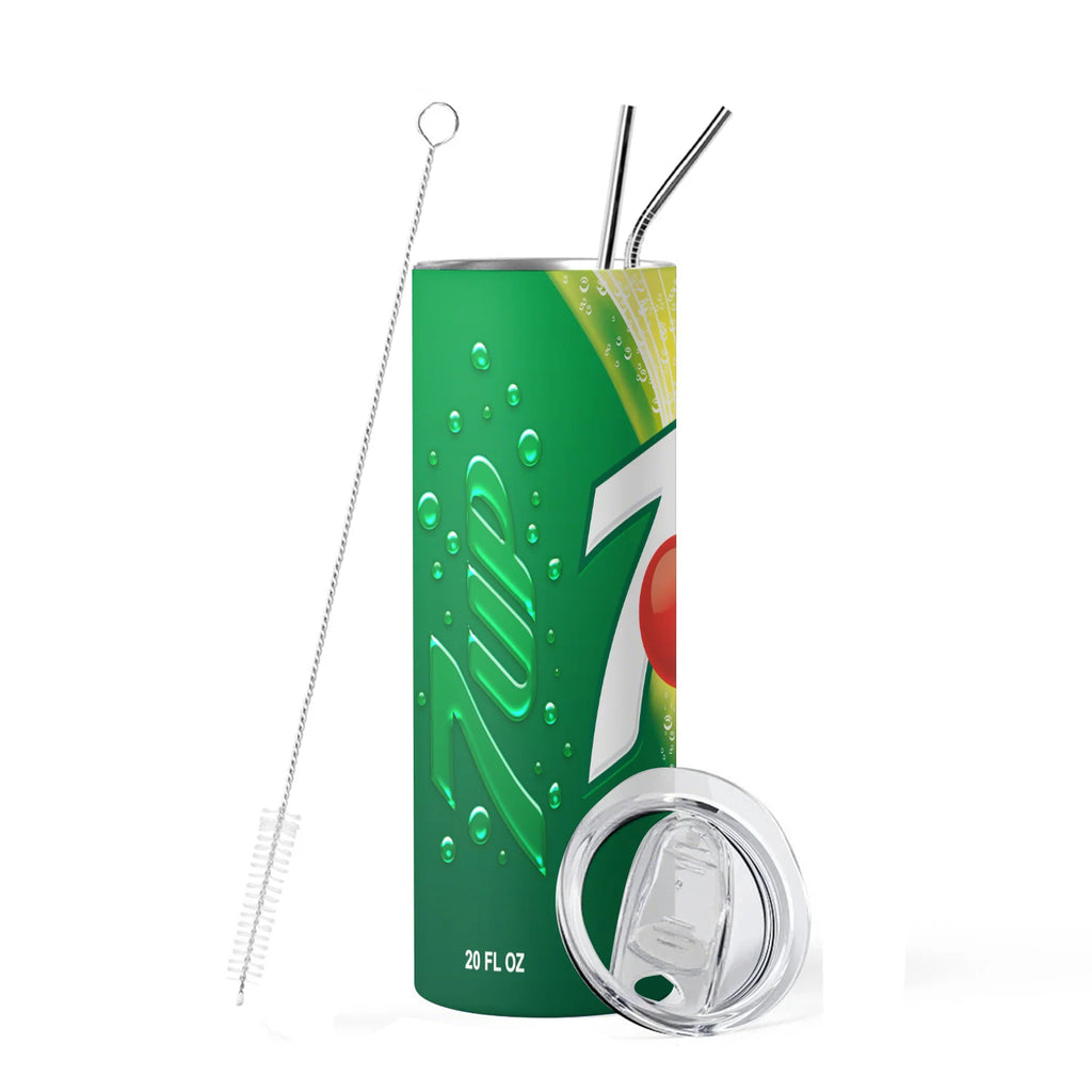 20oz Tumbler Cherry Lemon Orange juice Coke Can Vacuum cup Double Stainless Steel Water Bottle with Straw for Hot or Cold Drinks